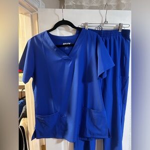Blue Scrub Set by 4 Flex